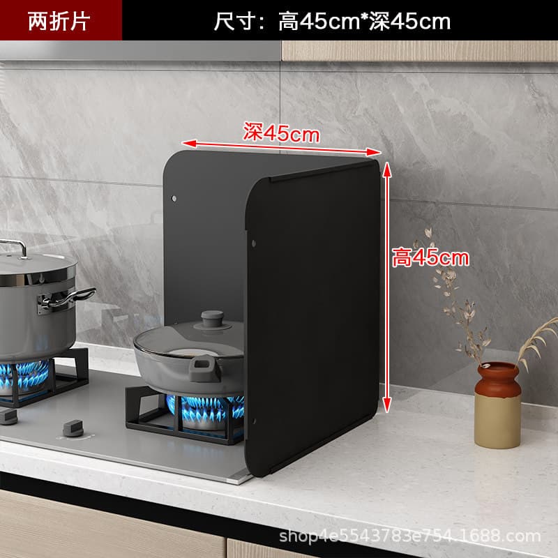 Kitchen Stove Oil Splatter Guard, Foldable Heat-Resistant Stove Top Shield for Cooking, Gas Stove Splatter Guard