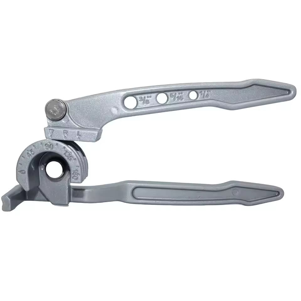 Metal Pipe Bender 1/4, 5/16, 3/8 Imperial Three-in-One Bender for Copper and Aluminum Pipes