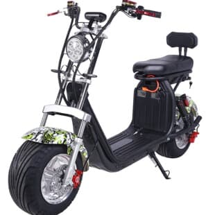 X12 Dual Lithium Battery 60v40a 100km Range High Quality Harley Electric Scooter 3000w Strong Power