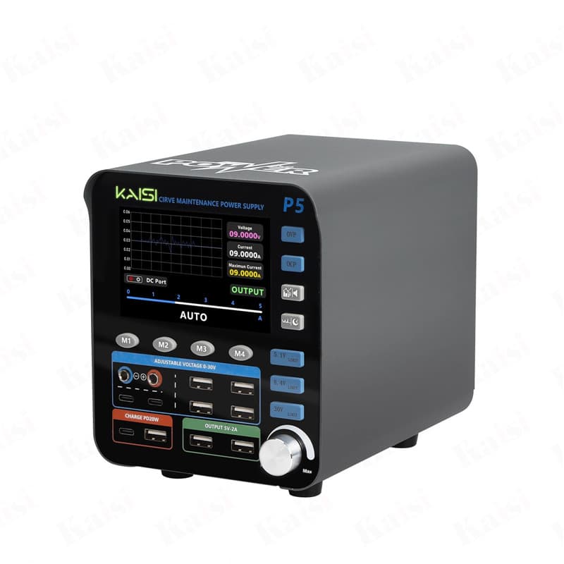 Jinkasi P5 DC Regulated Power Supply with Intelligent Digital Display, 210W High-Power Supply, High-Precision Power Meter Charger
