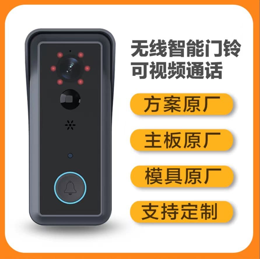 Tuya Smart APP Video Doorbell Wireless WiFi Remote Video Intercom Monitoring Doorbell