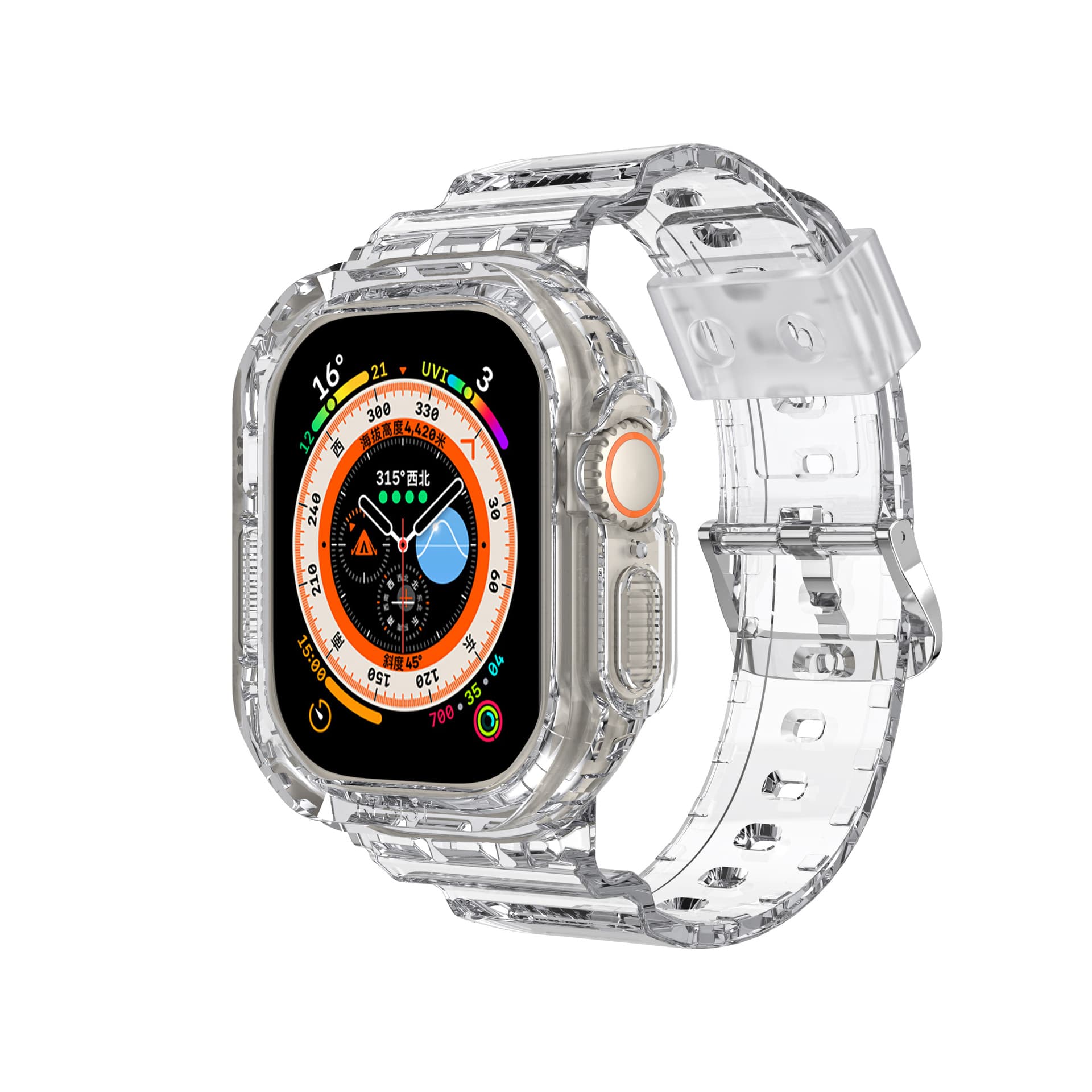 Digital Computer / Apple Watch Band - Stainless Steel Mesh Loop Wristband Replacement Strap Compatible Watch Series