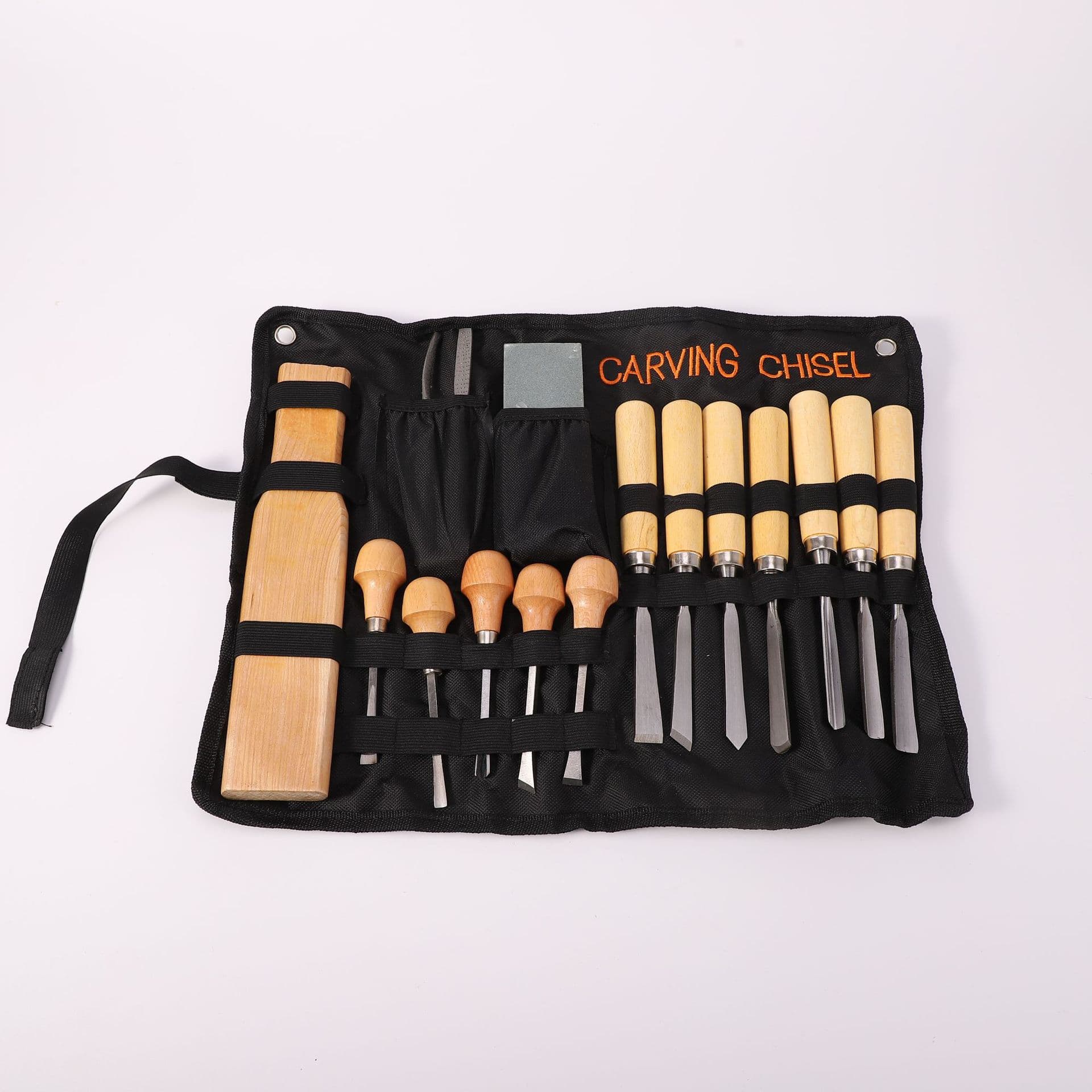 Factory Price 16-Piece Carving Knife Set, Wood Carving Chisel Tools, Woodworking Chisels, Cross-Border Chisels