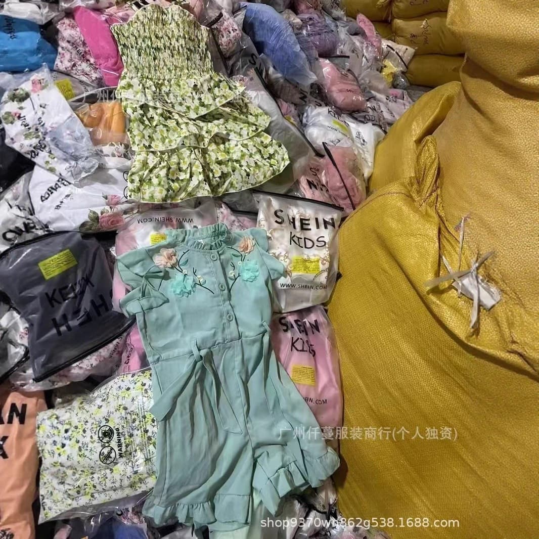 SHEIN kids cross-border foreign trade hot-selling children's mixed-match children's clothing for men and women, fashionable and miscellaneous clothing wholesale