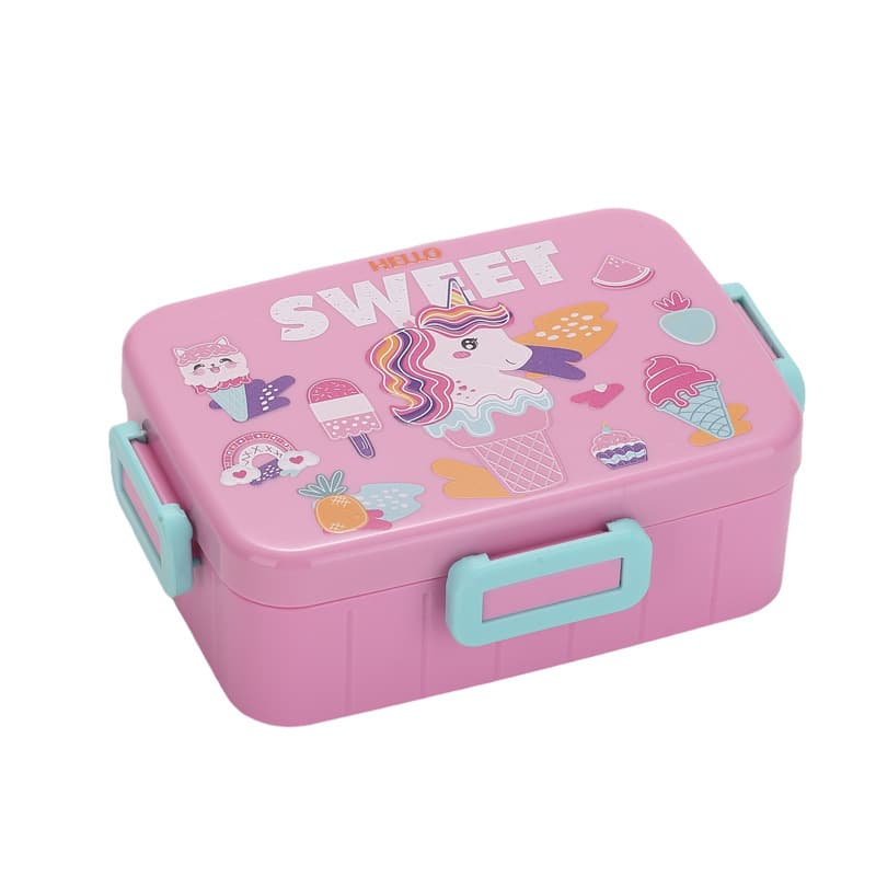Kids Lunch Box Cartoon 304 Stainless Steel Food Container Student Lunch Box Children's Soup Bowl Bento Box