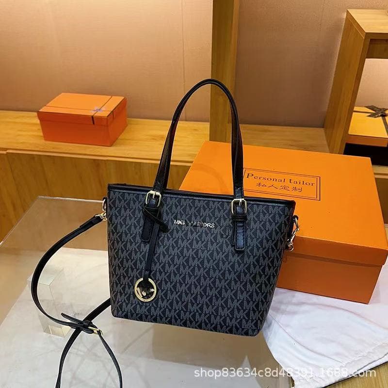 Mk Printed Vegetable Basket Tote Bag Cross-Border New Women's Handbag Large Capacity Versatile Shoulder Crossbody Bag