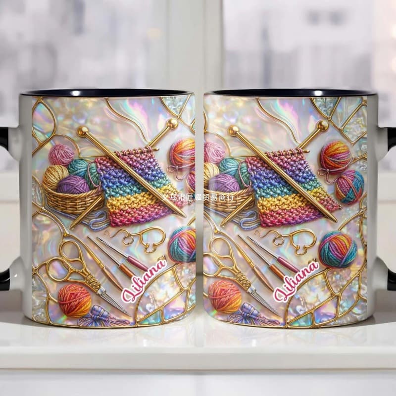 Cross-Border New Product Knitting and Sewing Tools Mug Personalized Mug