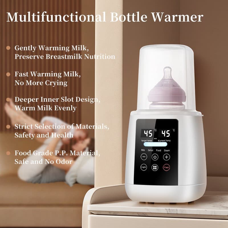 Single Bottle Smart Baby Bottle Warmer, Breast Milk Constant Temperature Heater, Bottle Sterilizer, Cross-border Smart Constant Temperature
