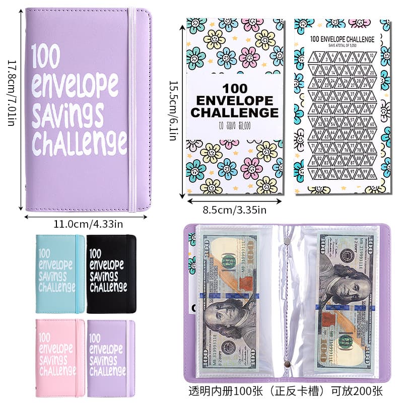Tiktok’s most popular 100 Days Money Saving Envelope BudgetStorage Book