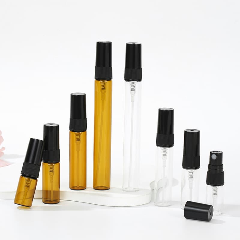 Perfume Refillable Bottle 10ml 2ml 3ml 5ml Glass Sample Spray Bottle Trial Size