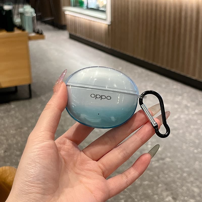 OPPO Enco Free4 Bluetooth Earbuds Case Compatible with OPPO Enco Free4 Dynaudio Edition Protective Cover Transparent