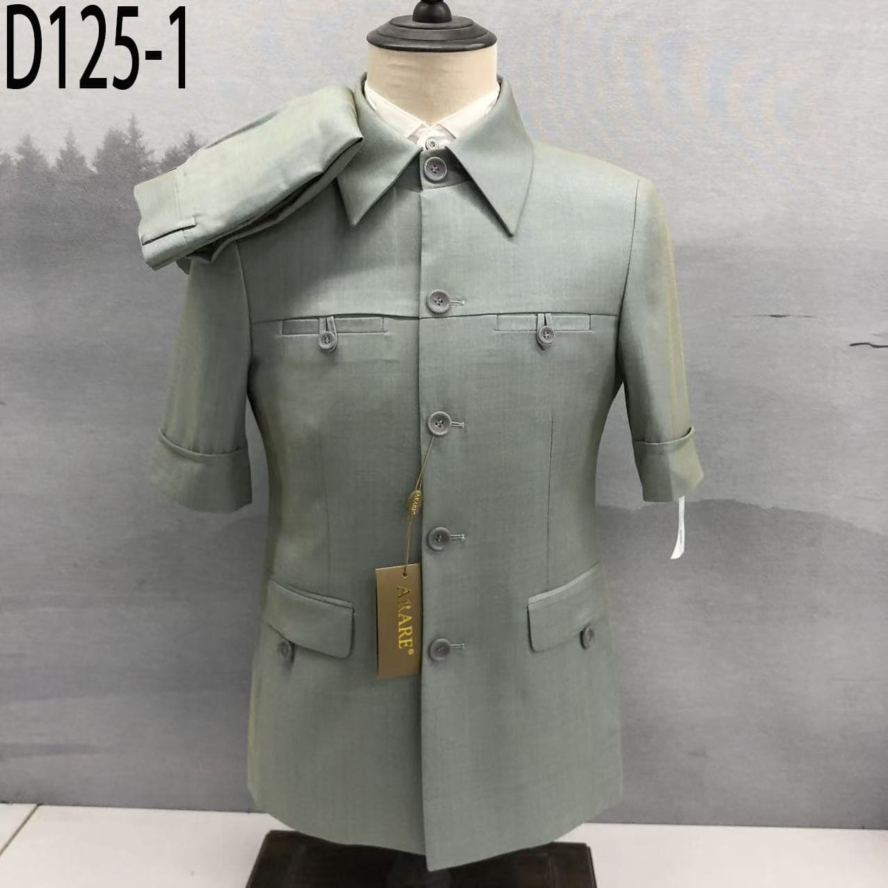 ARARE Men's Suit New 2026 Mens Suits Short Sleeve Suit Set Men's Clothing for Export