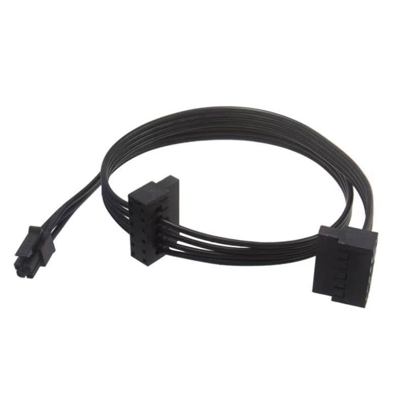 For Lenovo 4-pin power cable mini 4-pin hard drive power cable motherboard mini small 4P large 4P to SATA