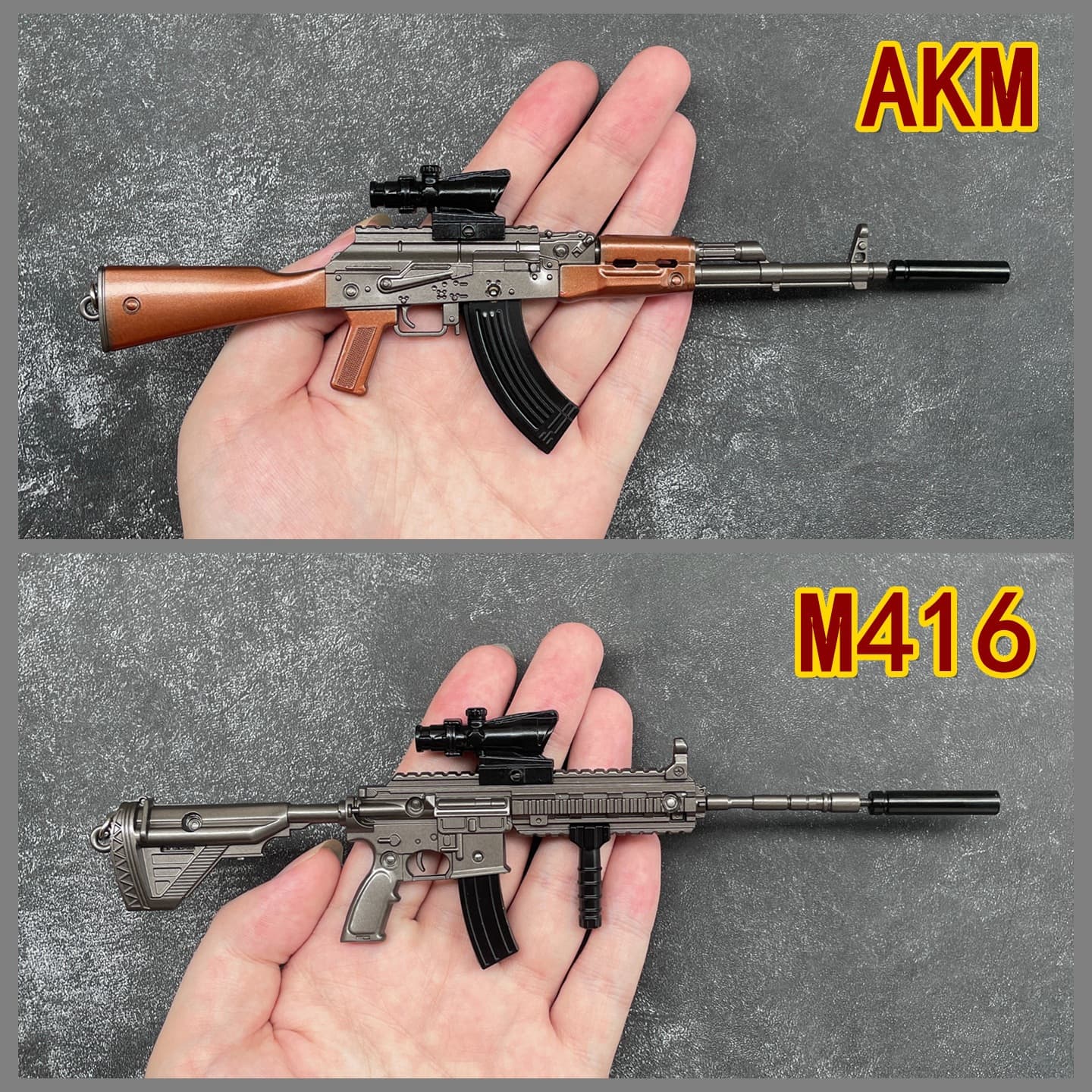 AK47 Metal Disassembly Gun Alloy Toy Mini Gun Soldier Military Weapon Game Model for Kids Boys 98K