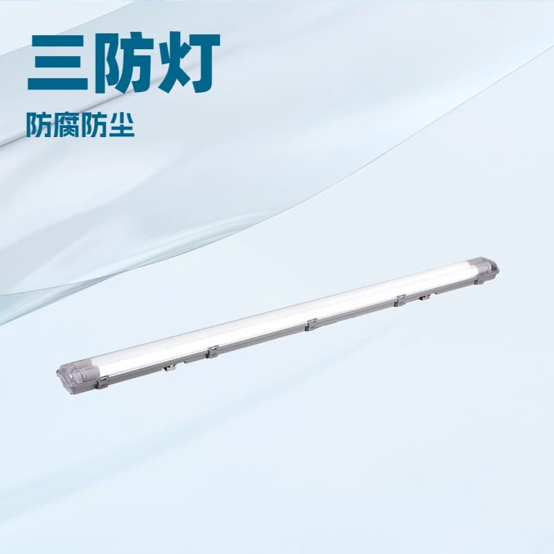 Guangzhou subway tunnel triple-proof lights, 1.2-meter double-row waterproof lights, LED warehouse lighting, bridge and dock waterproof lights