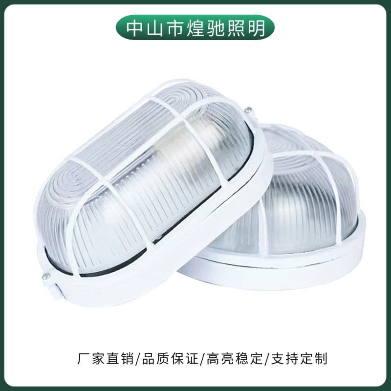 Zhongshan LED Damp-Proof Ceiling Light, Explosion-Proof Lamp for Bathrooms, Balconies, Courtyards, Baths, Parking Lots, and Underground Damp Areas