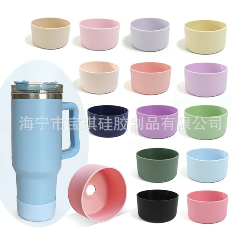 Trending New Stanley Cup Silicone Sleeve 30oz and 40oz Stanley Silicone Protective Cover 7.3cm