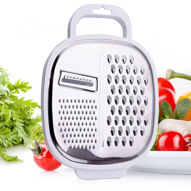 Stainless Steel Grater Mesh Red Food Supplement Combination Planer Creative Kitchen Tool Compound Planer Square Slicer Vegetable Cutter