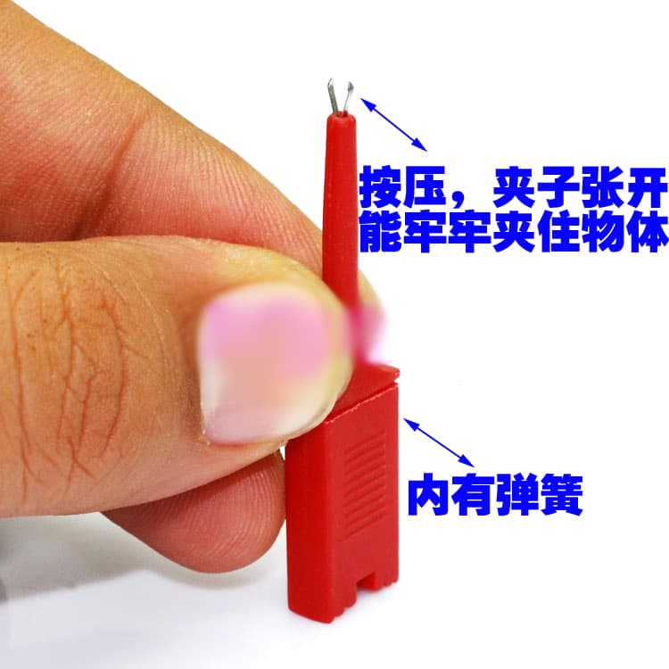 J8 logic analyzer in white, red, yellow, blue, black, green test clips and hooks, available in mainland China G3