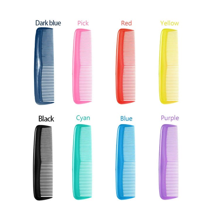 Colorful Mini Portable Comb Thickened Pp Plastic Small Comb For Hotels Travel Home Use Detangling