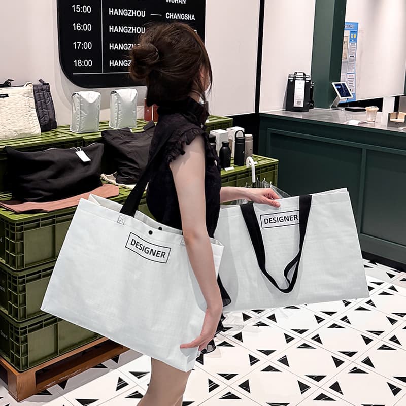 Woven Handbag Clothing Store Garment Bag Premium Shopping Packaging Gift Bag High-End Universal