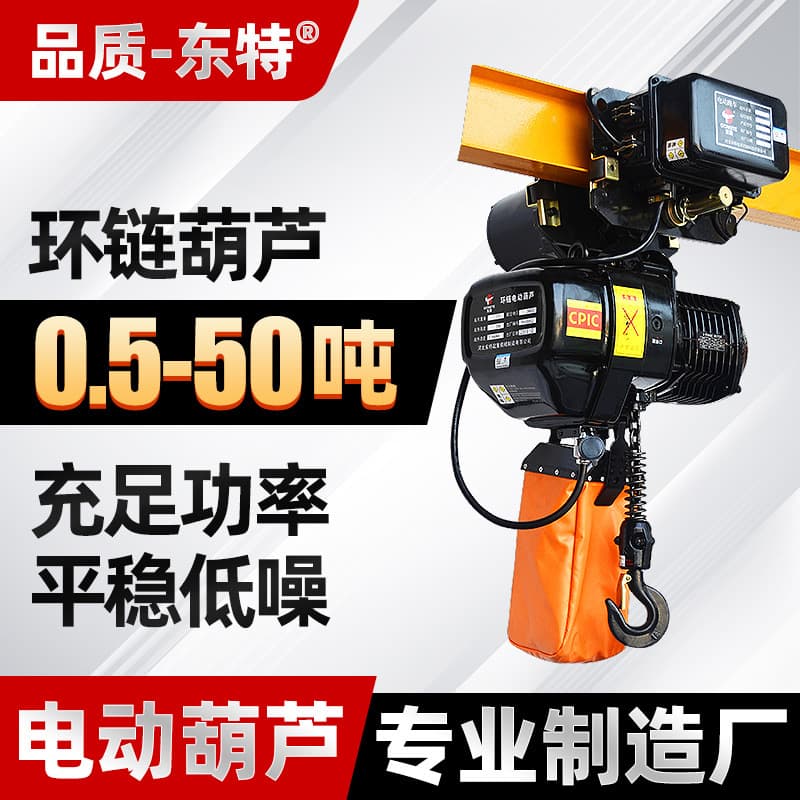 Dongte Chain Electric Hoist 0.5t 1 Ton 2 Ton 3 Ton 5 Chain Hoist Crane Chain Hoist One Ton 3 Meter 6m