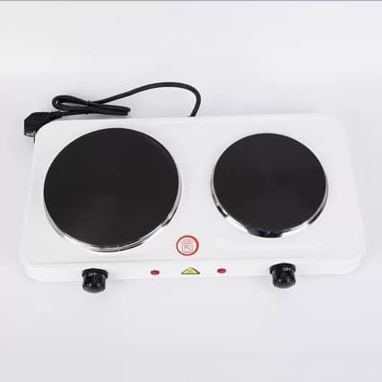 Independent Temperature Control Double Hot Plate Electric Stove 2500W