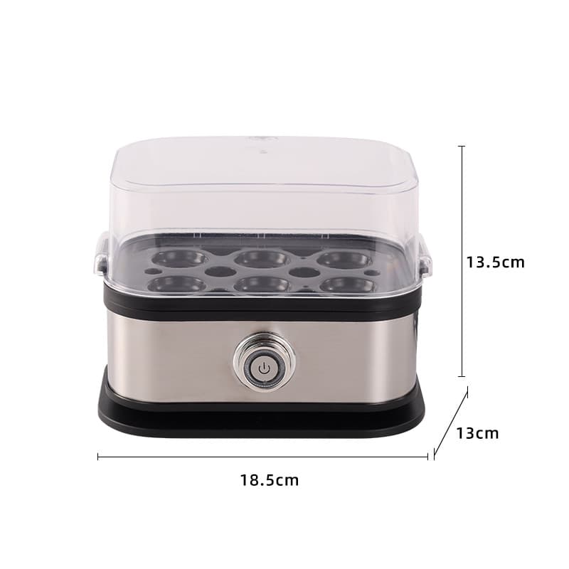 Stainless steel egg cooker, mini portable egg cooker, kitchen egg steamer, household breakfast machine, multi-functional egg cooker