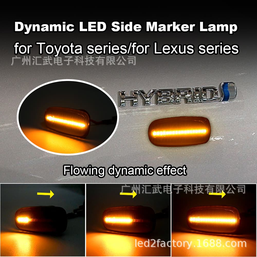 Compatible with Prado Side Light, Land Cruiser 2700 07-12 Model Fender Light Turn Signal