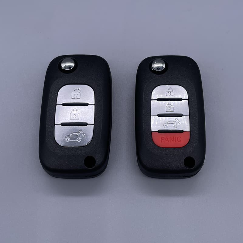 Suitable for Mercedes-Benz SMART folding shell car remote control shell 3-button 4-button replacement shell wholesale