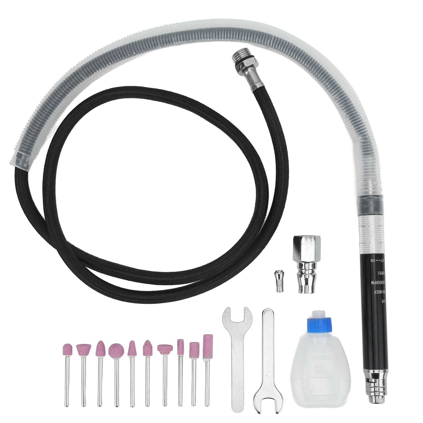 AT-010K Engraving Pen, Pneumatic Engraving Pen with Grinding Head, Mold Repair Grinding Pen Wholesale