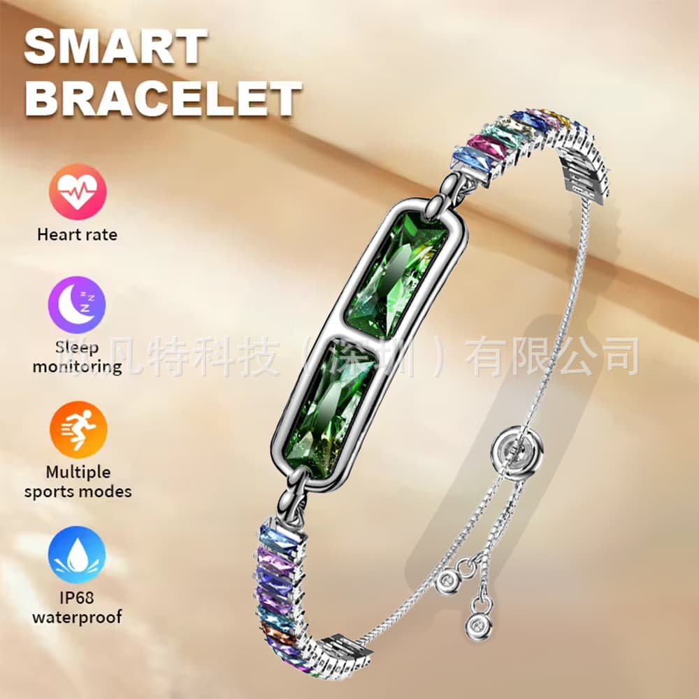 Smart Bracelet Blood Pressure Heart Rate Blood Oxygen Monitor / Professional Sleep Analysis Emotional Health Monitoring Retractable Bracelet