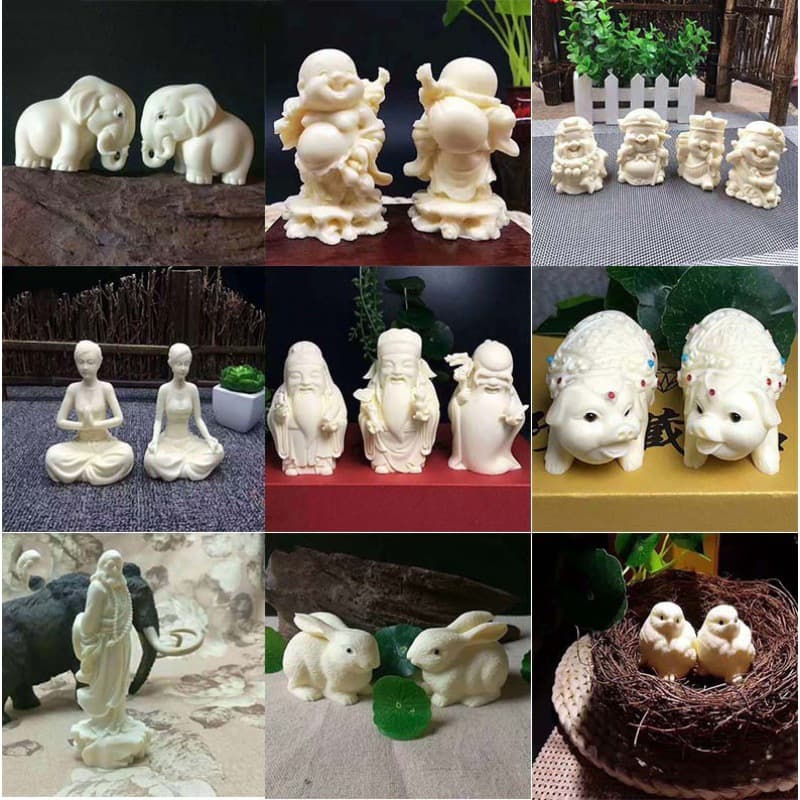 Ivory Nut Bodhi Craft Gift Ornament Multiple Options Available Home Decoration Car Ornament Cute Q Version Car Decoration