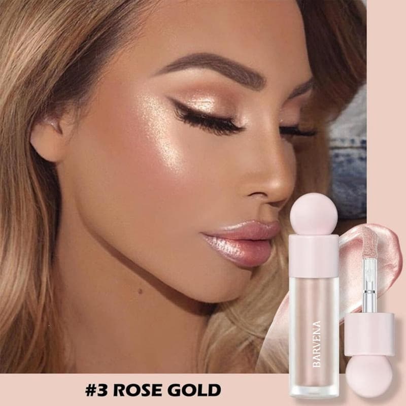 Cross-border hot liquid highlighter body highlighter skin color liquid highlighter eyeshadow face 2an eyeshadow