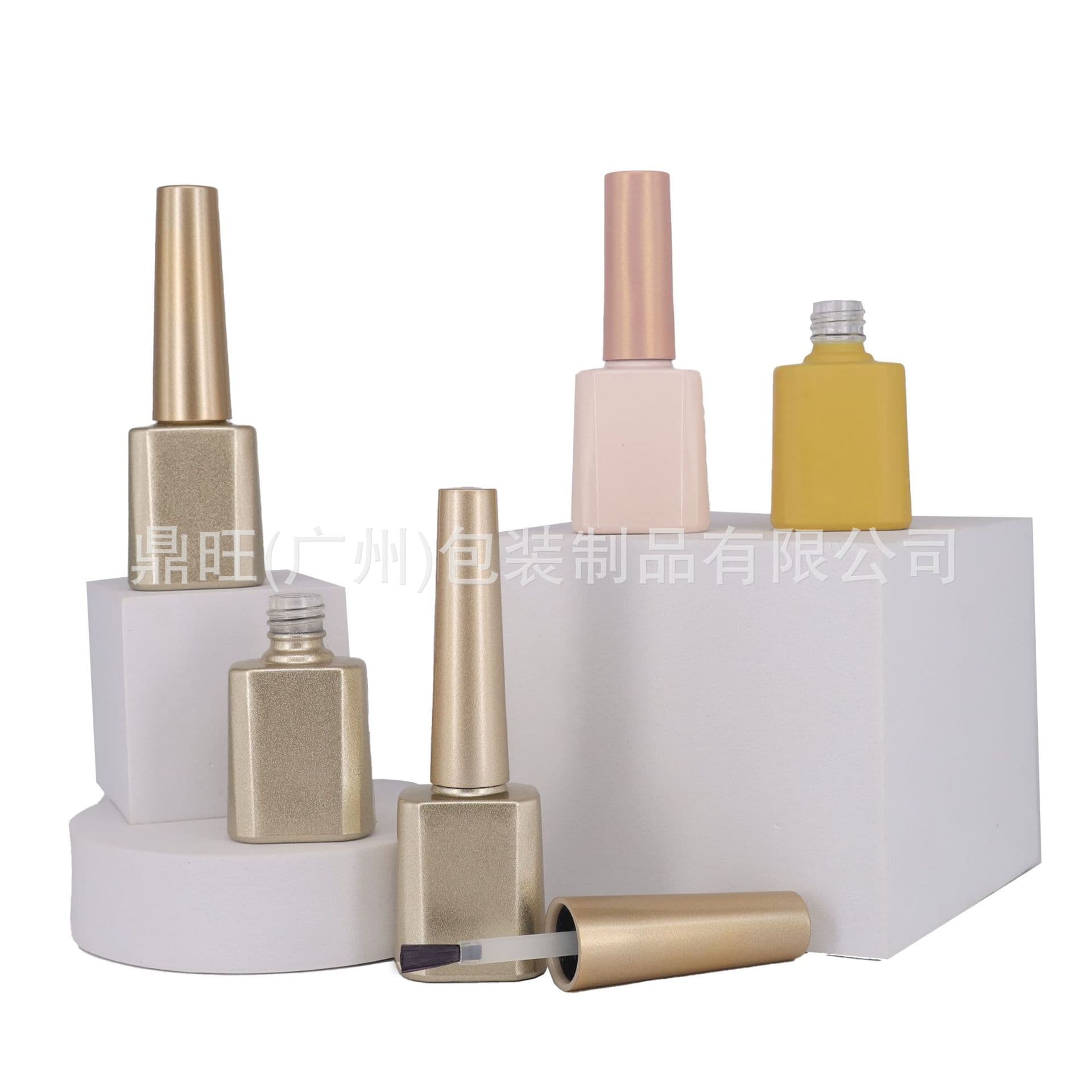 12ml empty glass nail polish bottle, blackout nail polish bottle, special bottle for functional gel nail polish