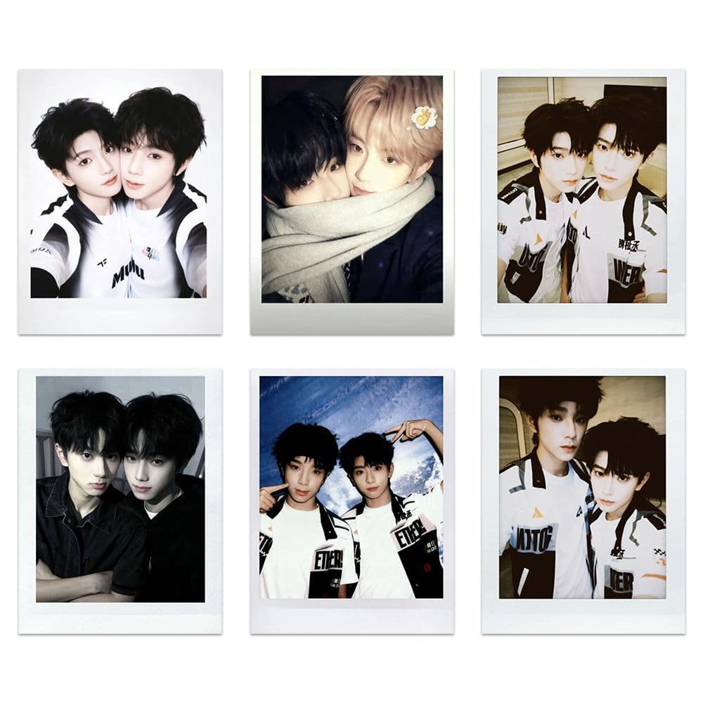 54 Cards Lumu Polaroid Small Card Wang Lujie Mu Zhicheng Card Ins Creative Fan-Made Qingmeiguo Postcard