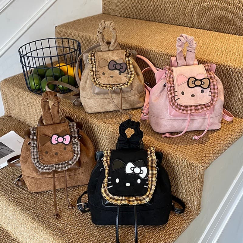 Autumn/Winter Retro Kitty Backpack 2025 New Style Fashionable Cute Versatile Backpack Super Popular Mini Schoolbag