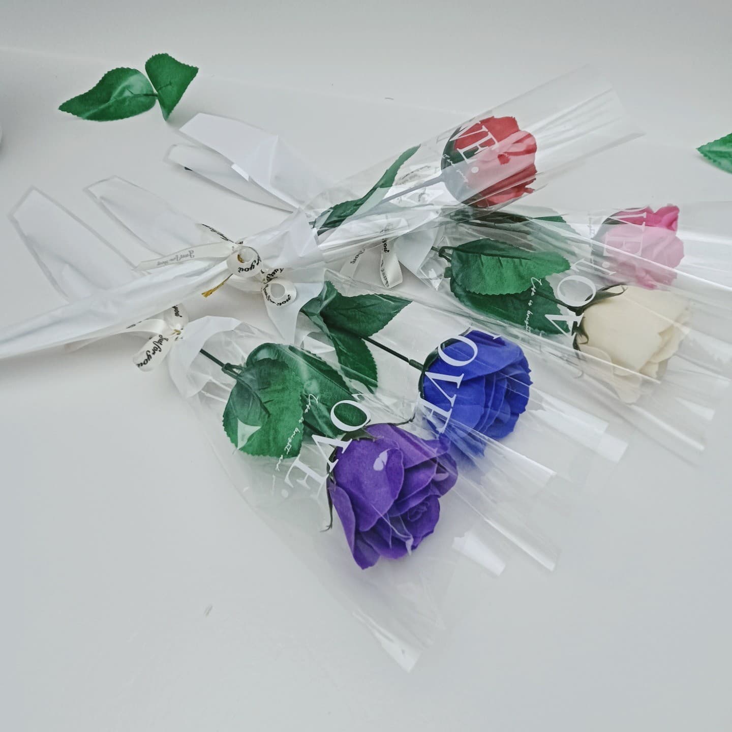 Carnation Single Flower Bouquet Finished Product Handmade Roses 520 Valentine's Day Date Gift Mother's Day Surprise Birthday