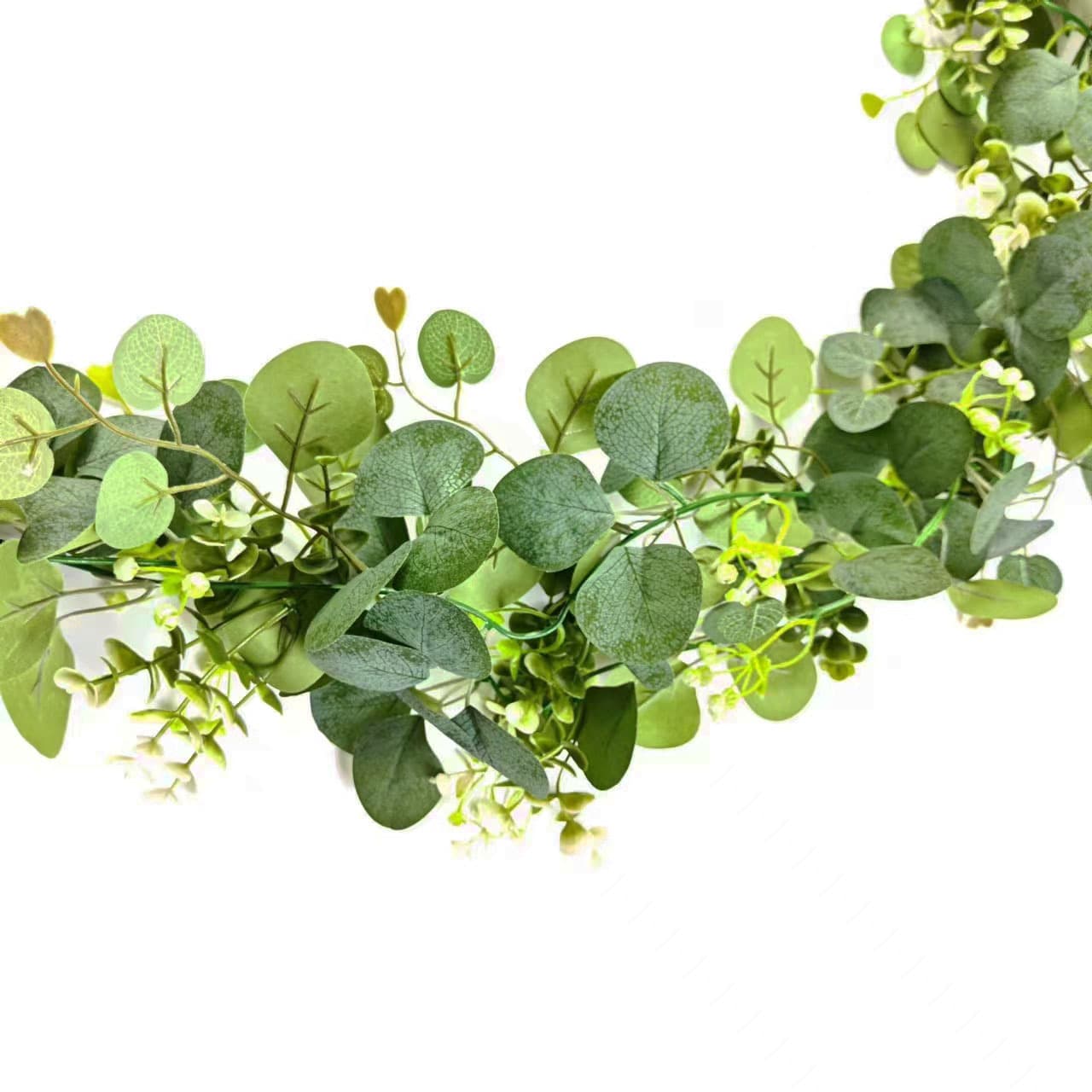 Artificial Eucalyptus Vine for Cross-Border Home Decoration, Faux Eucalyptus Leaf Vine Plant