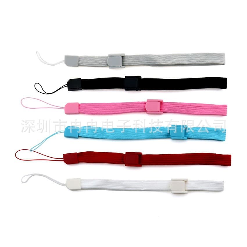 Anti-Loss Wrist Strap with Adjustable Buckle for PSV PS4VR WII Right Handle Straight Handle