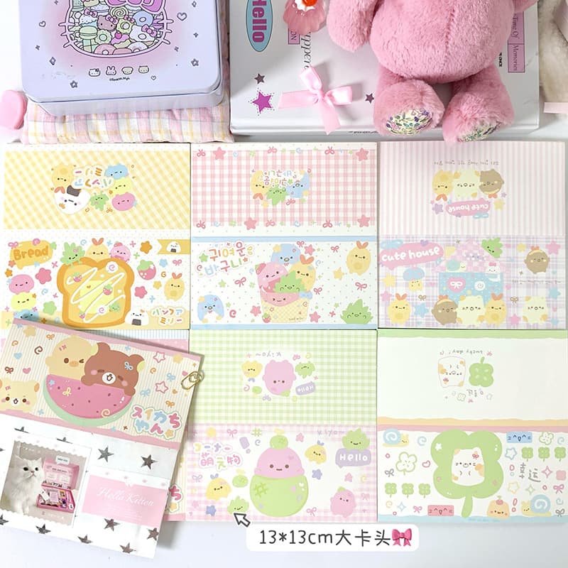 Cute Cartoon 13cm Folded Large Card Header, Idol Card Packing Materials, Fan Merchandise Gifts, Shipping Packaging Card