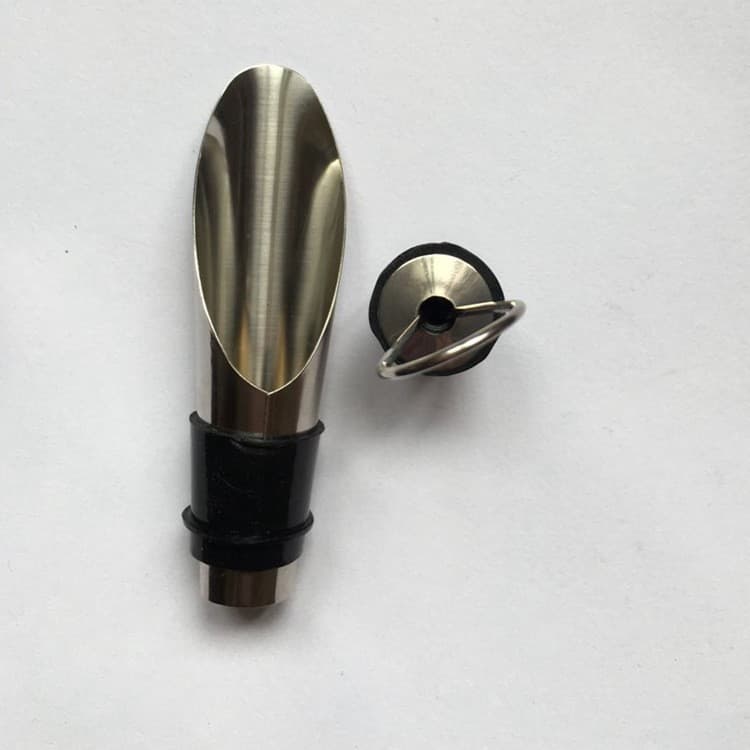 Wine Stopper Pourer Stainless Steel Red Wine Pourer Barware Set Accessories