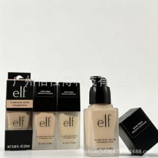 Cross-border stock ELF FLAWLESS Finish Foundation Oil-Free Long-Lasting Hydrating 20ml Multiple Shades