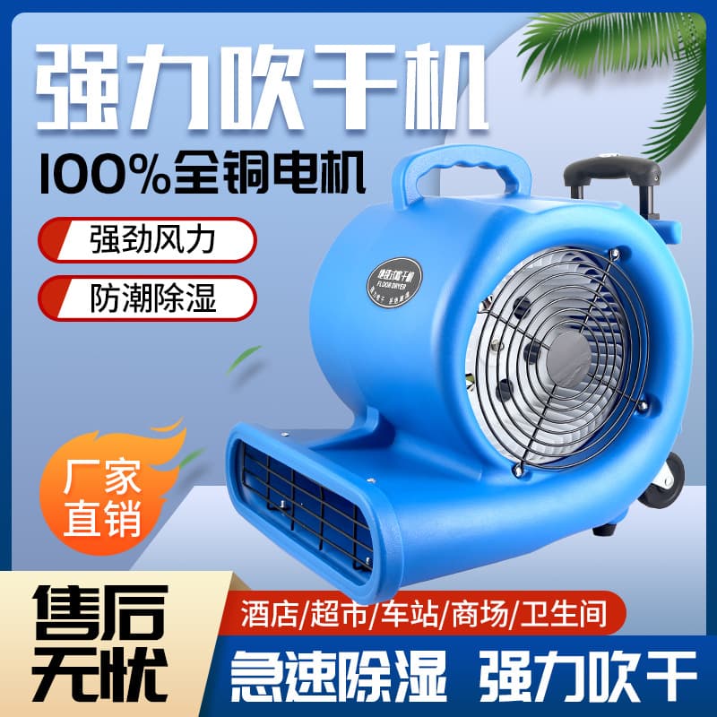 Floor Dryer, Home Carpet-Style High-Power Drying Machine, Hotel Lobby and Restroom Dehumidifier, Cold and Hot Air Blower