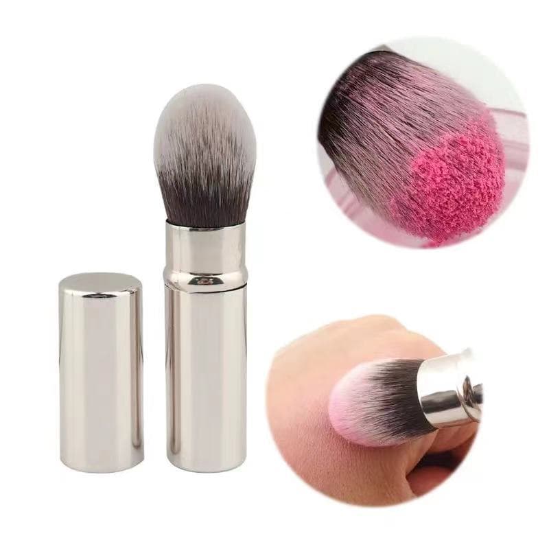 Cross-border new product telescopic brush loose powder brush blush brush foundation brush Cangzhou soft hair multi-functional travel portable makeup brush