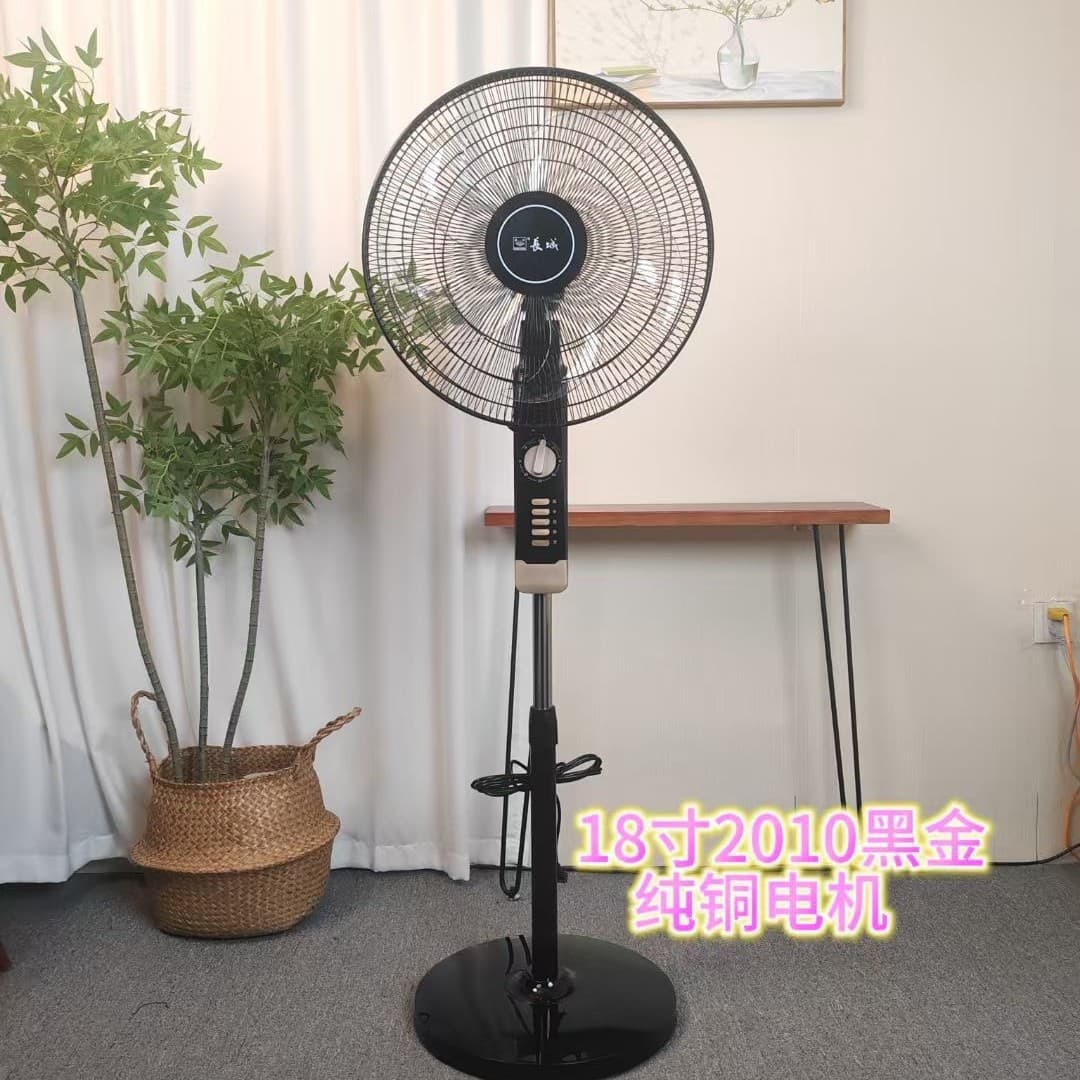 16-inch 18-inch Floor Fan for Home and Dormitory, Oscillating Standing Electric Fan with Timer
