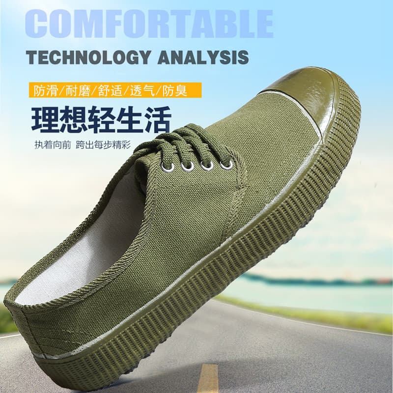 Low-top canvas work shoes, labor protection shoes, construction worker shoes, slip-resistant, durable, breathable, drop shipping