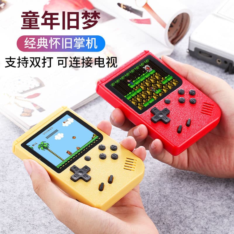 Cross-border Retro Handheld USB Charging Game Console, 400 Classic Games, Mini Portable Console for Kids