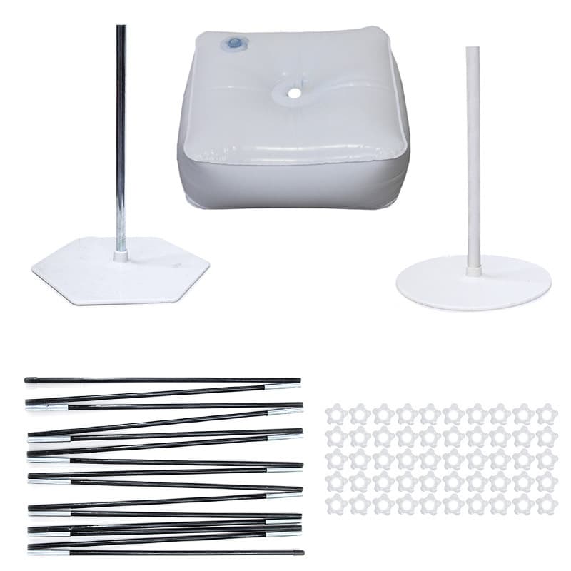 Wholesale Balloon Arch Water Bag Base Multi-Function Buckle Ring Support Set for Wedding Birthday 15-Section Fiber Rod