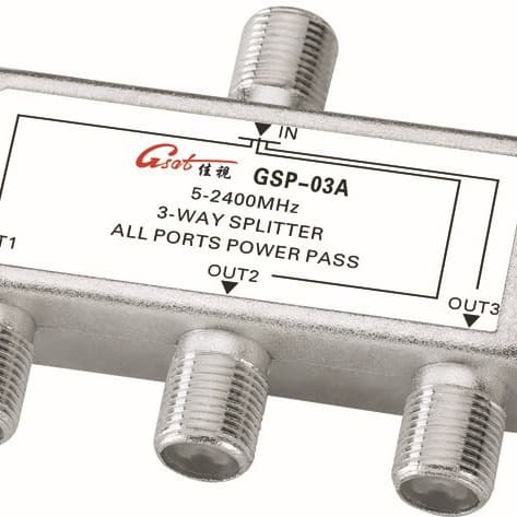Cable TV eight-way splitter 5-1000MHz low-loss splitter one-to-eight-way GSC-2008